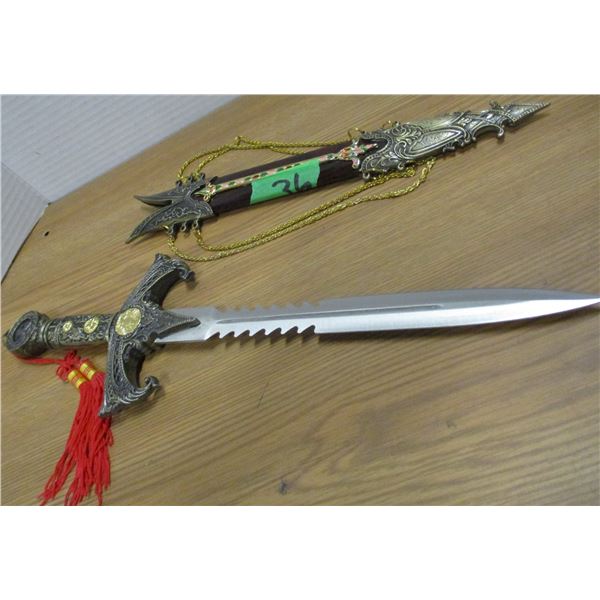 COLLECTIBLE:  MINI DECORATED SWORD