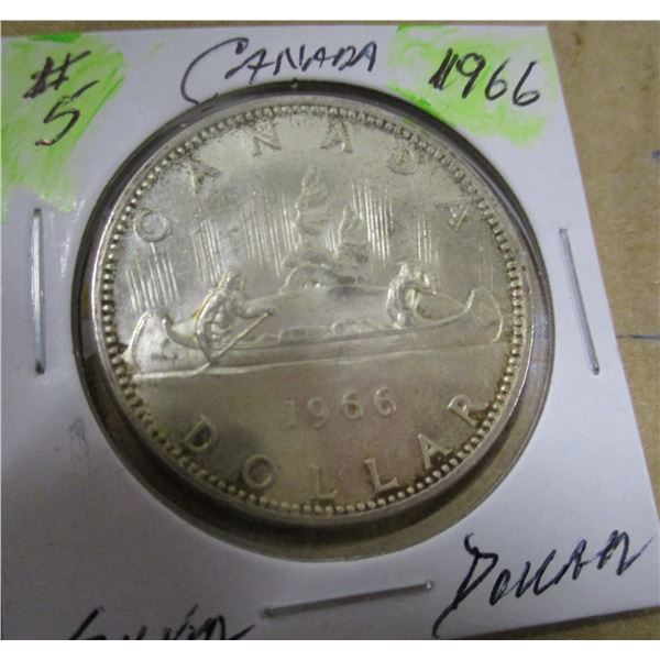 1966 CANADA SILVER DOLLAR
