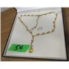 Image 1 : COLLECTIBLE:  GOLD COLORED NECKLACE