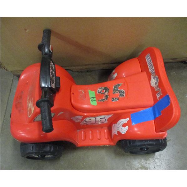 KID'S RED JEEP (NO CHARGER)