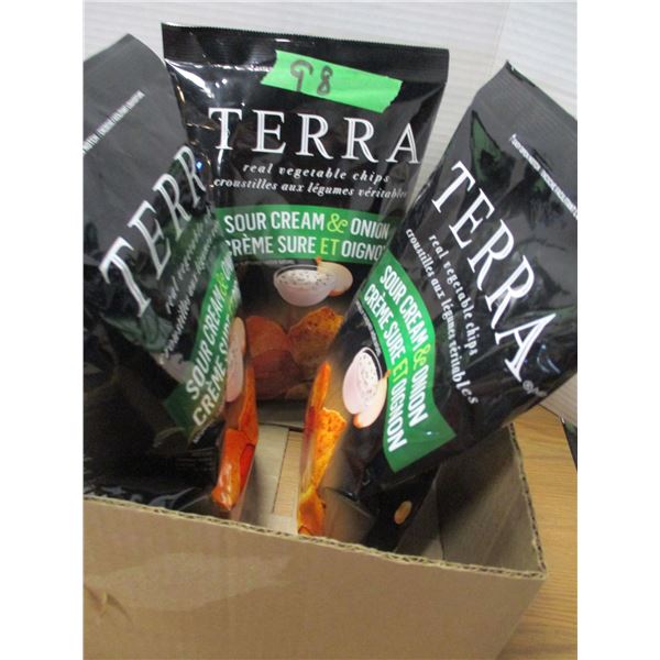 SHELF PULLS (AS IS):  TERRA SOUR CREAM & ONION CHIPS (141G) - BAG