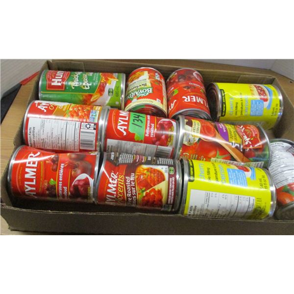 FREIGHT DAMAGE (AS IS):  FLAT C/W ASSORTED DENTAL CANS