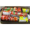 Image 1 : FREIGHT DAMAGE (AS IS):  FLAT C/W ASSORTED DENTAL CANS