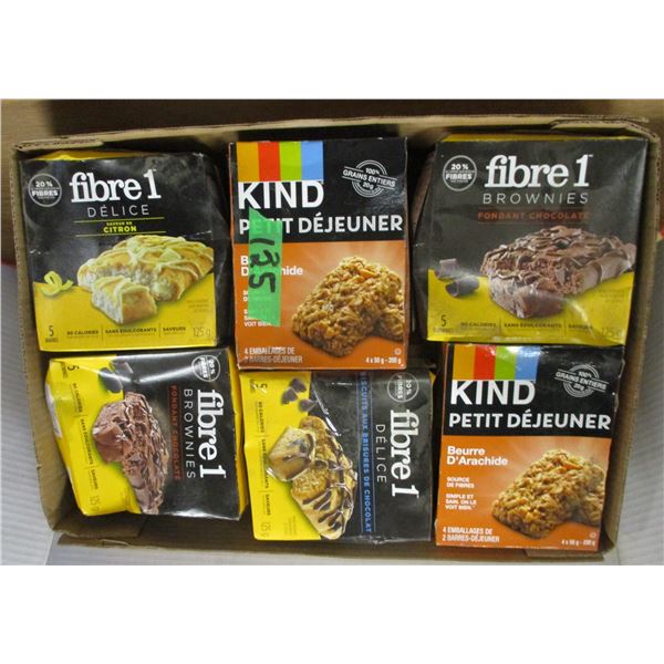 FREIGHT DAMAGE (AS IS):  FLAT OF ENERGY BARS
