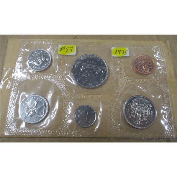 1975 PROOF CANADA MINT SEALED COIN SET