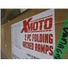 Image 1 : FREIGHT DAMAGE (AS IS):  X-MOTO FOLDING RAMPS (DAMAGED)