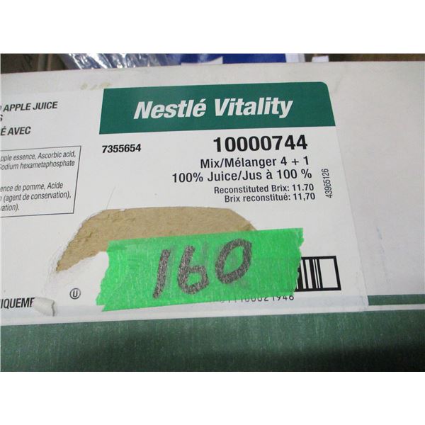 FREIGHT DAMAGE (AS IS):  APPLE JUICE (3 GALLONS)