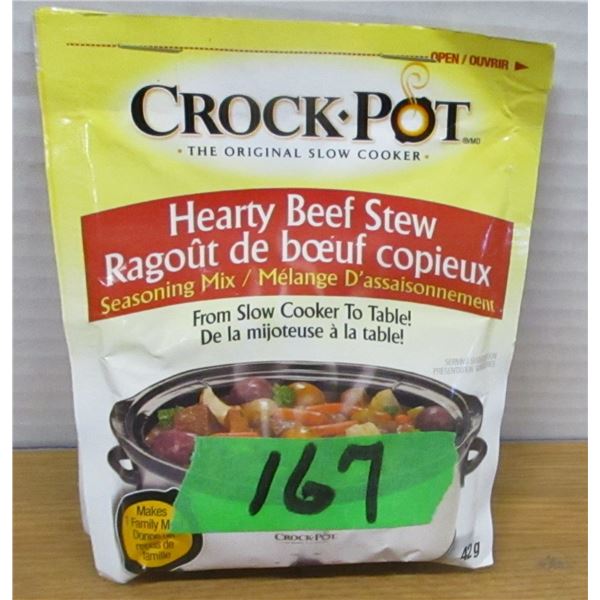 SHELF PULLS (AS IS):  BEEF STEW SEASONING (2 X 42G PACKAGES) - BUNDLE