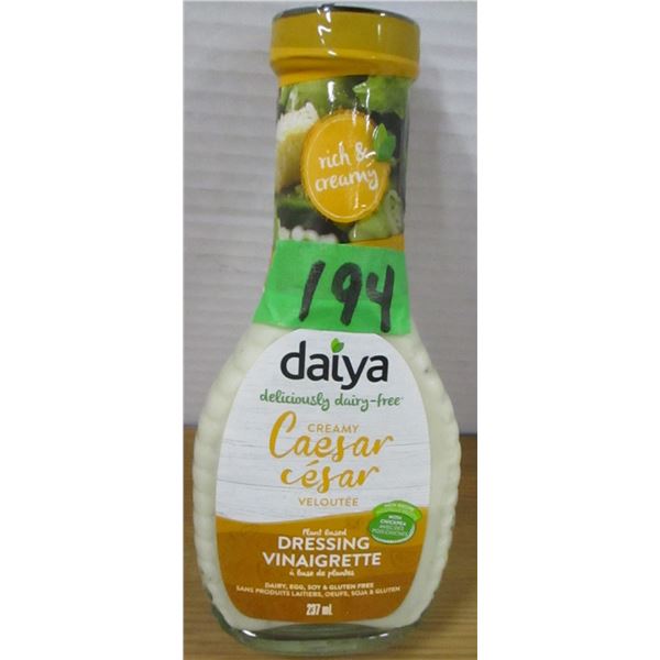 SHELF PULLS (AS IS):  DAIYA CEASER DRESSING