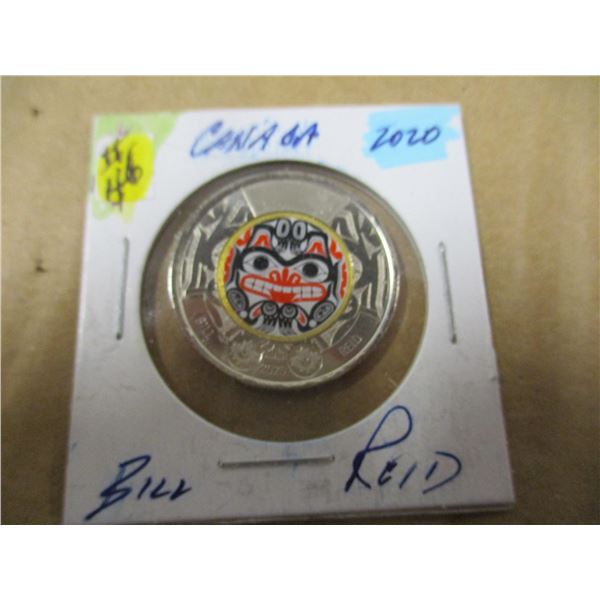 2020 PROOF BILL REID CANADA TOONIE