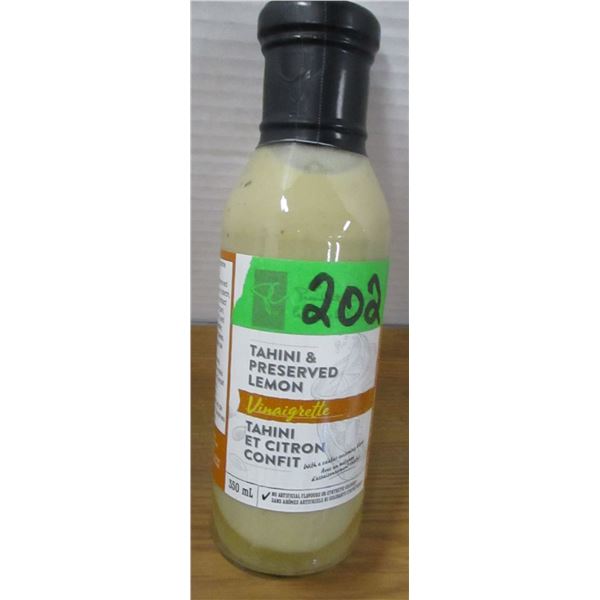 SHELF PULLS (AS IS):  TAHINI & LEMON VINGRETTE (350ML)