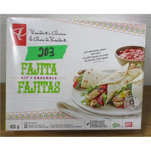 SHELF PULLS (AS IS):  FAJITA KIT (421G)
