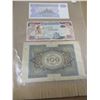 Image 2 : STOCK SHEET OF WORLD COLLECTABLE BANK NOTES