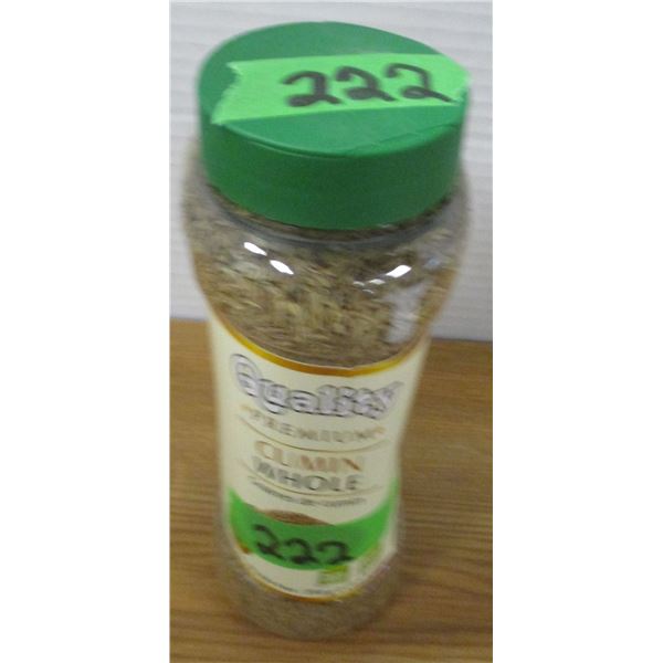 SHELF PULLS (AS IS):  WHOLE CUMIN SPICE (350G) - BOTTLE