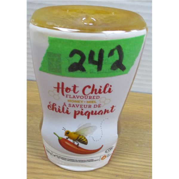 SHELF PULLS (AS IS);  HOT CHILI HONEY (250G) - BOTTLE