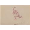 Image 1 : A Frank Thomas Signed Production Drawing of Mr. Toad.