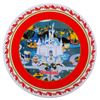 Image 1 : A Set of Disneyland Tin Holiday Plates.