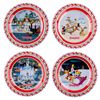 Image 2 : A Set of Disneyland Tin Holiday Plates.