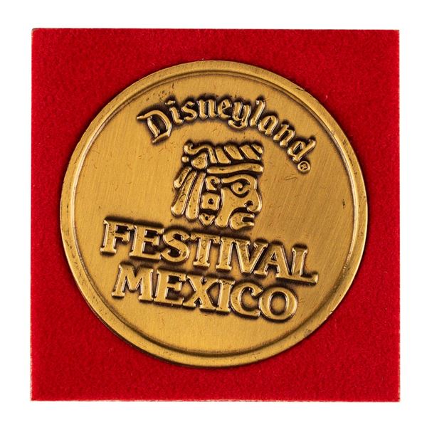 A Disneyland Festival Mexico Event Medallion.