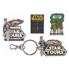 Image 1 : A Star Wars Disney Parks Keyring and Pins Collection.