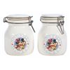 Image 1 : A Pair of Gourmet Mickey Ceramic Preserve Jars.