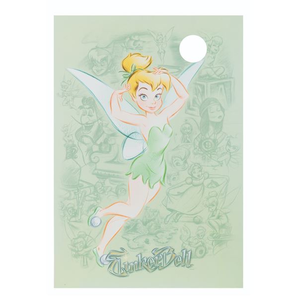 A Tinker Bell Canvas Print.
