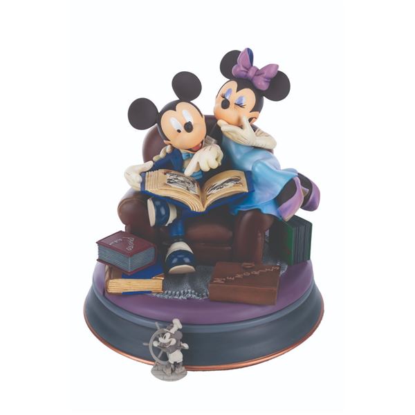 A Mickey and Minnie 75th Anniversary Trinket Box.