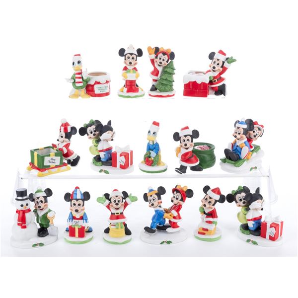 A 1980s Disney Gift-Ware Christmas Figurine Collection.