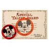 Image 1 : A Mickey Mouse Club Special Talent Award and Button.