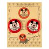 Image 1 : A Set of Mickey Mouse Club Certificates and Buttons.