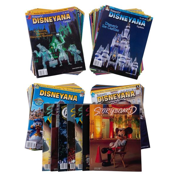 Large Set of Tomart and Storyboard Disneyana Magazines.