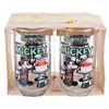 Image 1 : A Set of Mickey 50th Birthday Glasses by Libbey.