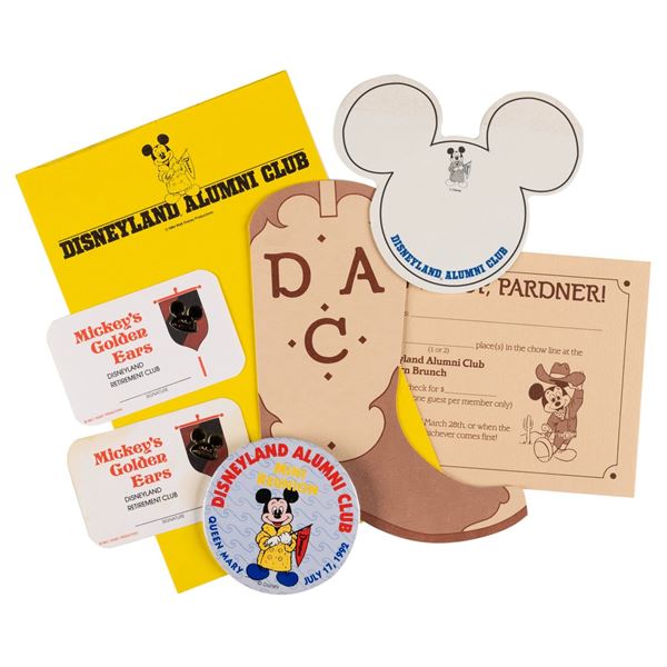 A Disney Alumni Club/Golden Ears Club Collection.