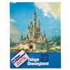 Image 1 : A Tokyo Disneyland Pre-Opening Brochure and Button.