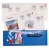 Image 1 : A Euro Disneyland Commemorative Passport and Button.
