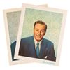 Image 1 : A Pair of Walt Disney Portrait Fan Cards.