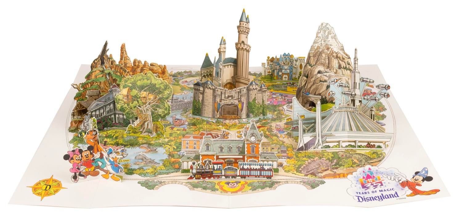 Map Pop A 35 Years of Magic Pop-Up Map. - Van Eaton Galleries