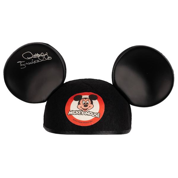 Mickey Mouse Ears Signed by Annette Funicello.