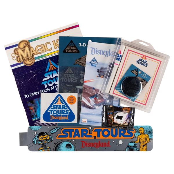 A Collection of Star Tours Souvenirs.