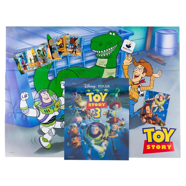 A Collection of Toy Story and Club Disney Souvenirs.