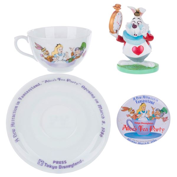 A Tokyo Disneyland Alice's Tea Party Press Collection.