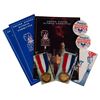 Image 1 : A Pair of Olympic Spirit Passport Medals and Items.