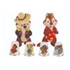 Image 1 : A Pair of Chip N Dale Figurines and Thimble Set.