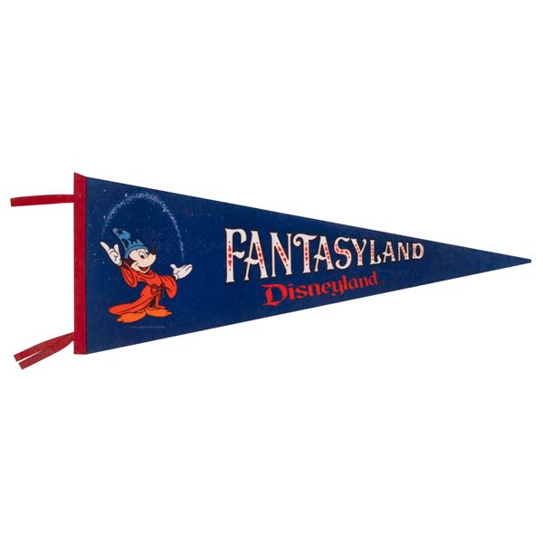 A Disneyland Fantasyland Souvenir Pennant.