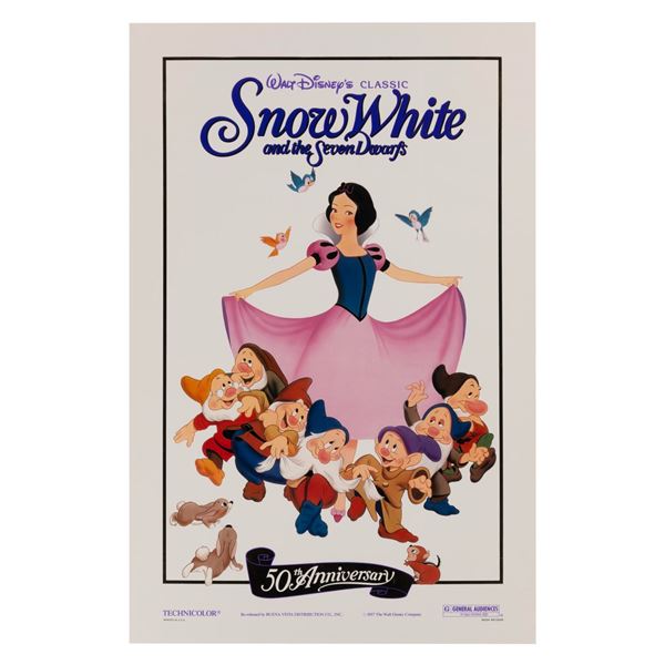 A Snow White 50th Anniversary Movie Poster.