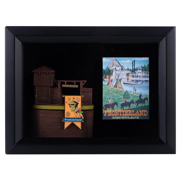 A Disneyland Frontierland Shadow Box.