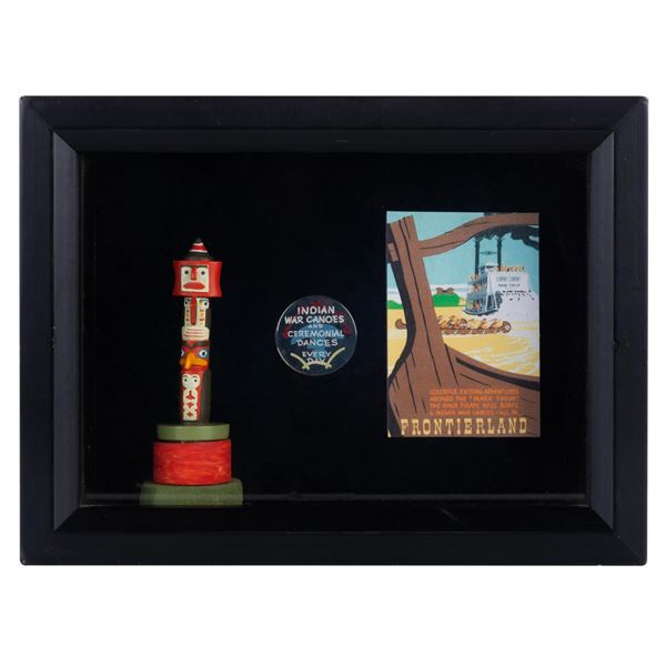 A Disneyland Indian Village Shadow Box.