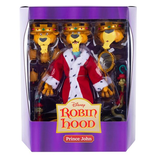 A Disney Robin Hood Prince John Boxed Figure.