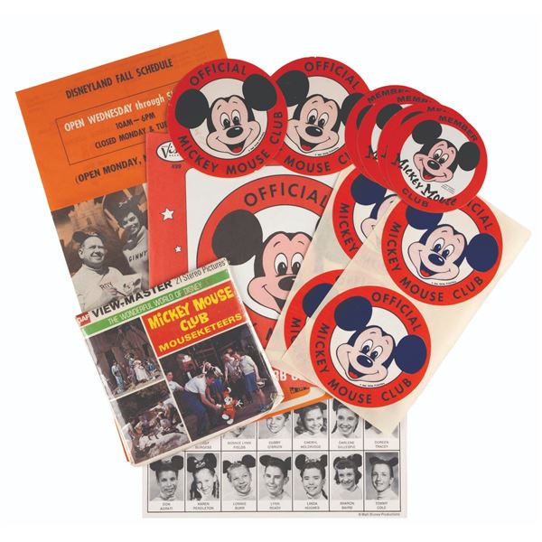 A Mickey Mouse Club Collection.