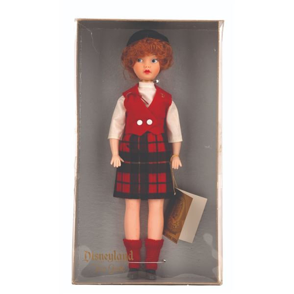 A Disneyland Red Hair Tour Guide Doll.